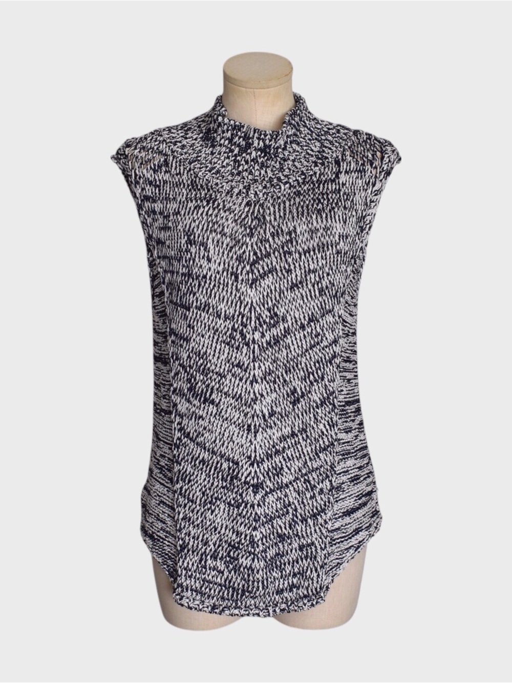 White House Black Market Marled Knit Sleeveless Sweater